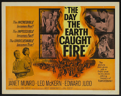The Day the Earth Caught Fire (1961, UK) movie poster