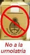 no a la urnolatria