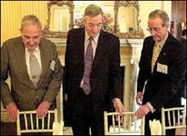 Néstor Kirchner y  David Rockefeller