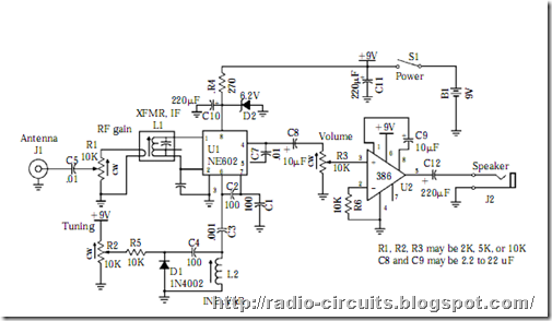 Radio Circuits Blog: Ramsey HR-40 CW/SSB Direct Conversion Receiver