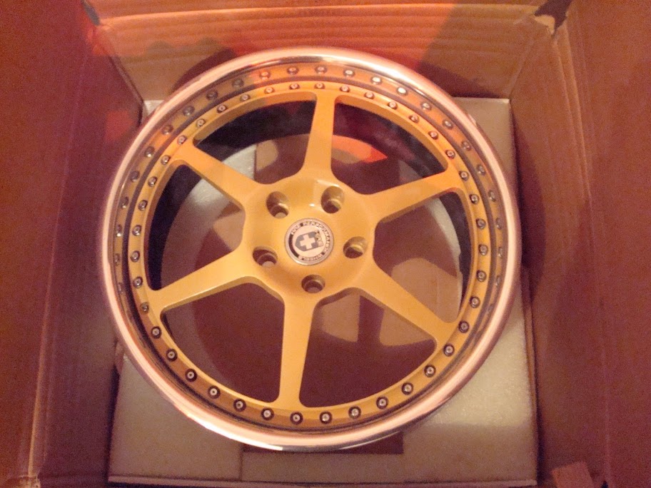 FS HRE 446r Custom Powder Coated Gold E46Fanatics