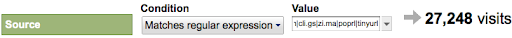 matches regular expression