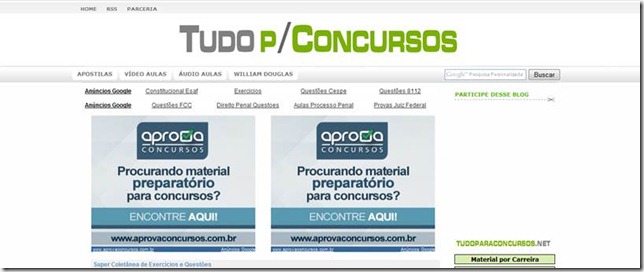 Concursos - Exercícios Concursos - Exercícios