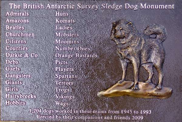 Sledge Dog Memorial