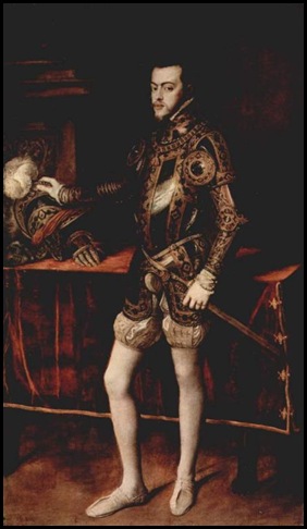 Tiziano Retrato de felipe II por Tiziano (Real Armería de Madrid)