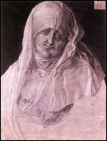 Durero Retrato de Agnes como Santa Ana 1519 Durero Retrato de Agnes como Santa Ana 1519
