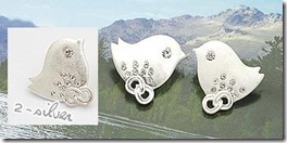 bird ear studs