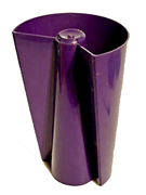 Deep violet Pago Pago vase