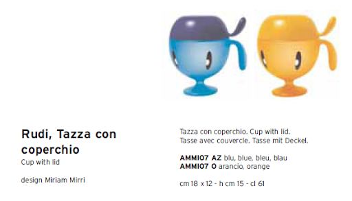 Older Alessi catalog entry for