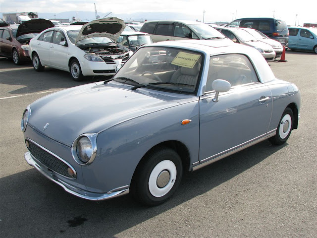 Nissan Figaro, Japanese import ready for UK importation