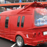 [SUPERCAMPER: 124] Vanning bus at JU Saitama - passed in last week, going through again...