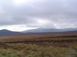 Rain clouds moving over the Wicklow mountains.