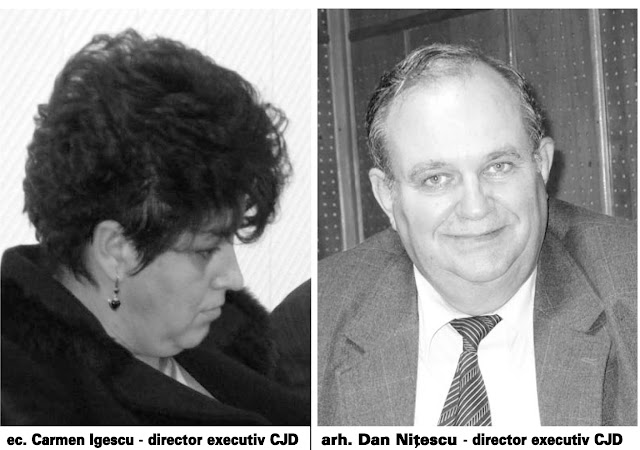 ec. Carmen Igescu - director executiv CJD si arh. Dan Nitescu - director executiv CJD