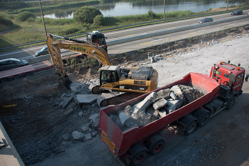 Werken E17 Deinze