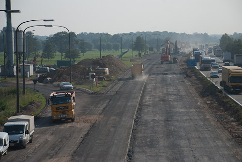 Werken E17 Deinze