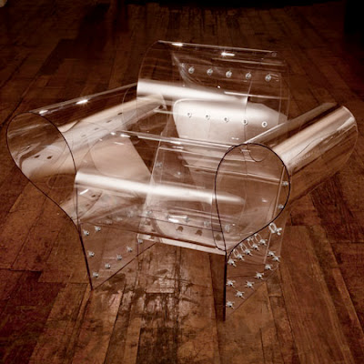 Transparent Chair by Ron Arad 1 Silla de Policarbonato de Ron Arad