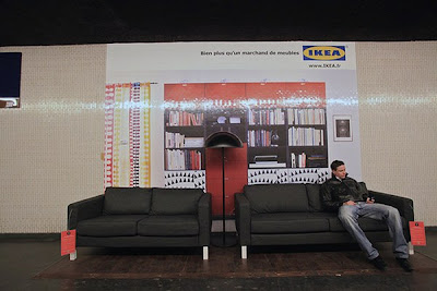 ikea parisdg Ikea amuebla las estaciones de metro de París