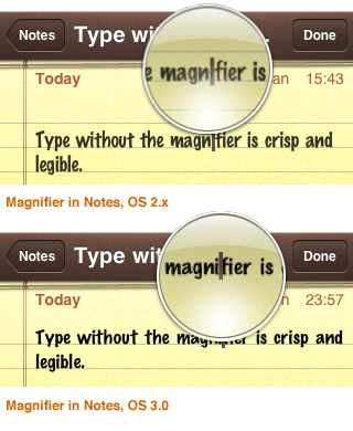 Magnifier improvements