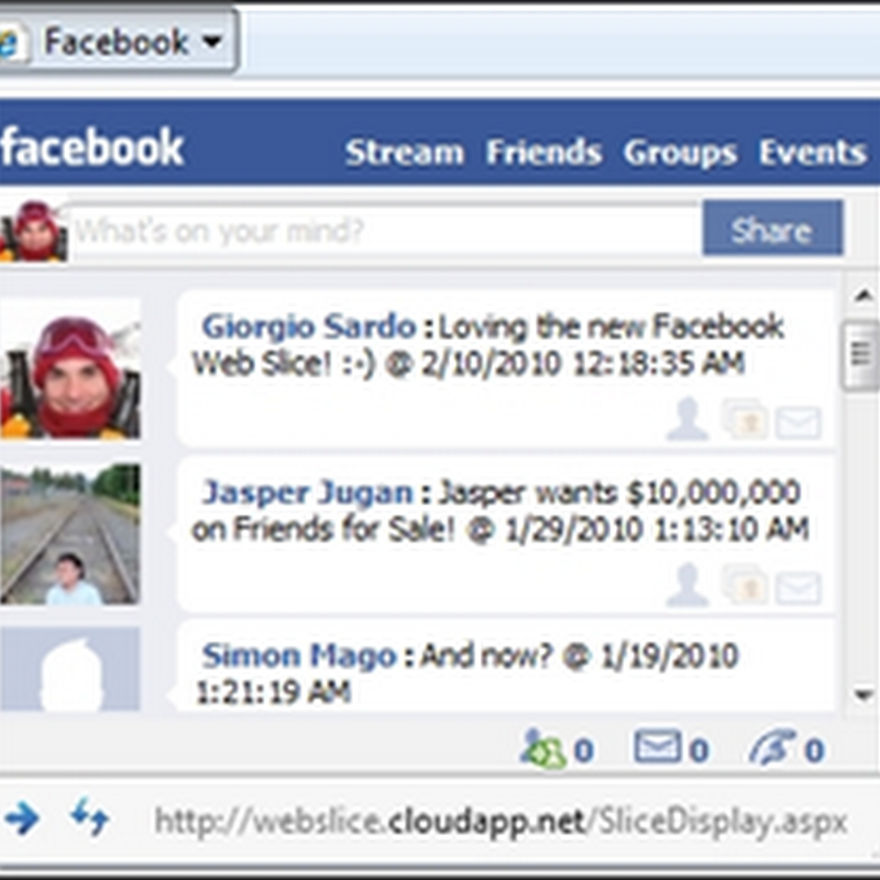 Integrando Facebook a Internet Explorer