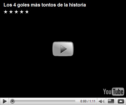 VIDEOS DE LOS GOLES MAS TONTOS videos de los goles mas tontos: