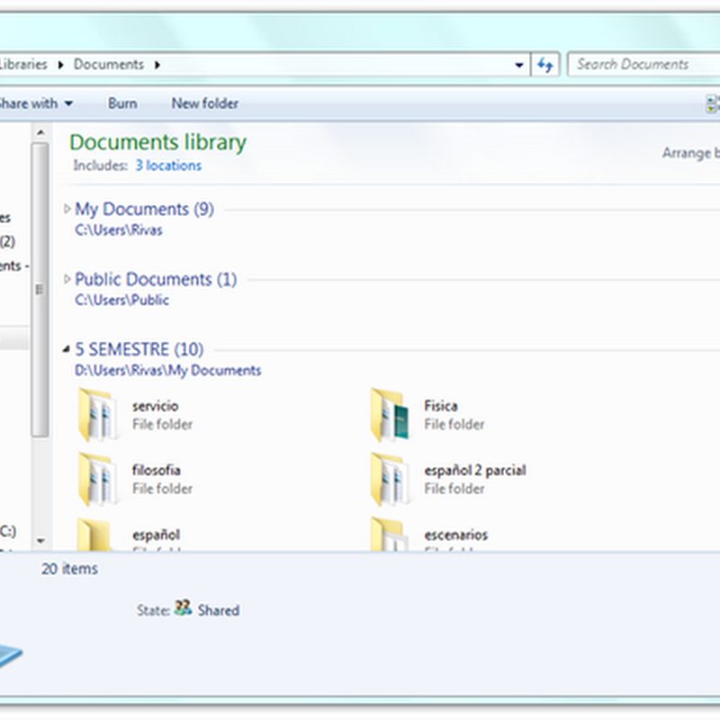 Aprender a usar librerías en Windows 7