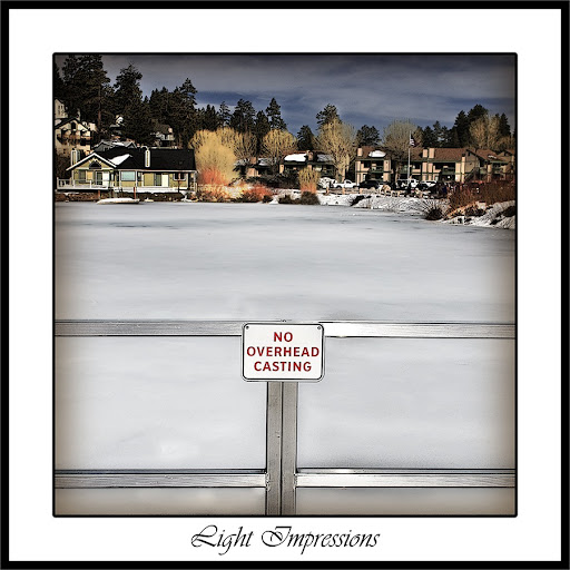 No Overhead Casting Frozen Big Bear Lake
