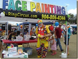 The Kid's Zone at the St. Augustine Lions Seafood Festival