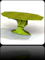 Le style origami revient sous forme d’une table au look d’arbre…