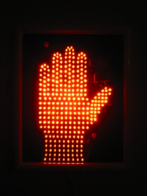Journals Editor Joe's LED Hand sign