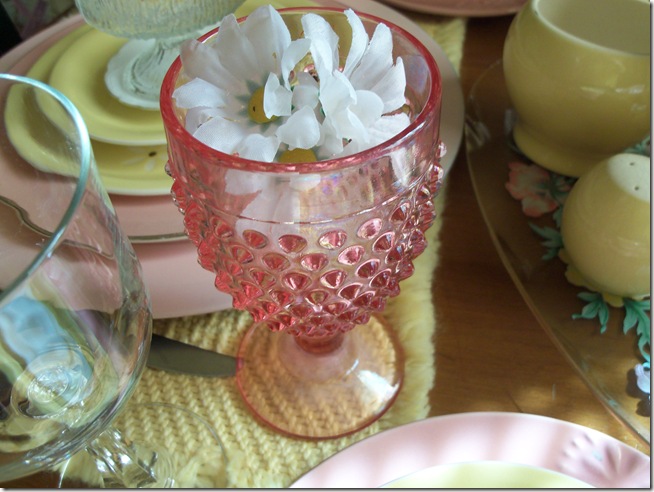 pink and yellow table 047