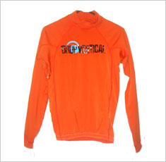 Camisa para surf Drop Vertical laranja