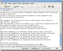 Screenshot-sources.list (-etc-apt) - gedit