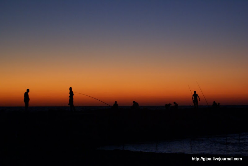 Sunset in Tel-Aviv