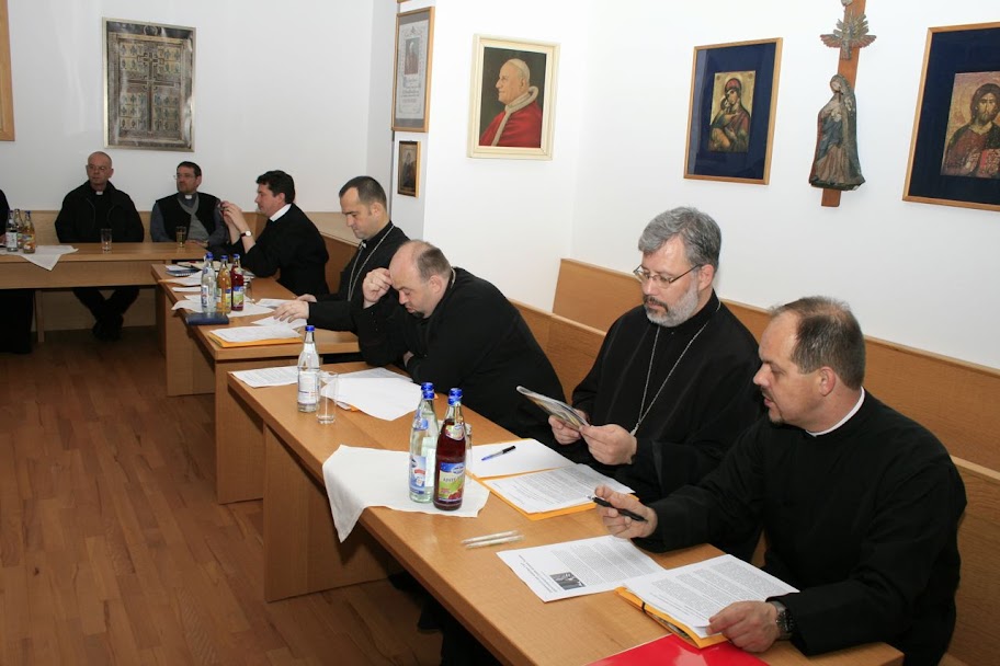 Commission members at work