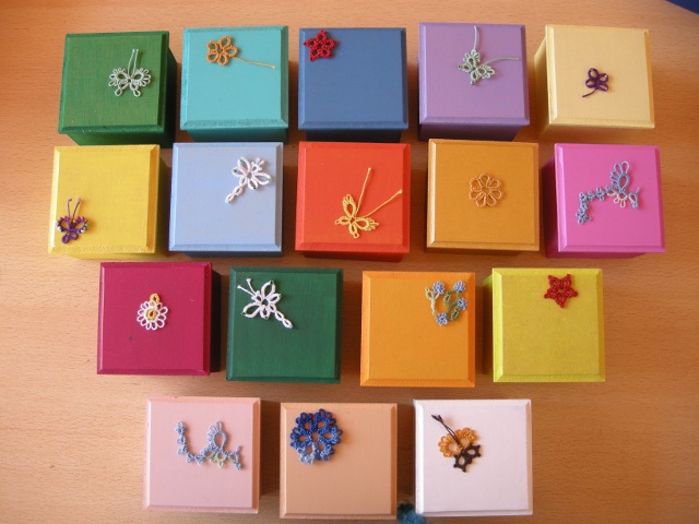 Todas las cajas decoradas vista plana