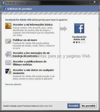Facebook Adobe Air Facebook Adobe Air