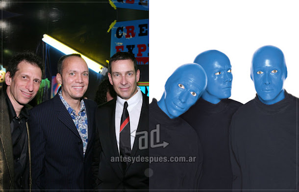 Blue Man Group sin máscara