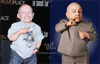 Verne Troyer sin máscara