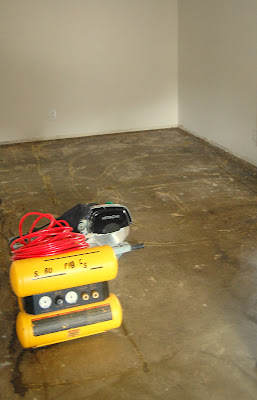 Last week, we lost all our carpet!