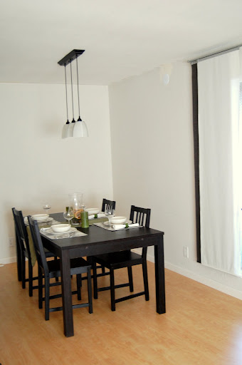 Yes, Gloria and I installed these pendant lights ourselves!