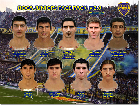 BOCA JUNIORS FACEPACK
