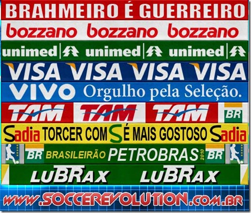 Placas de Publicidade do Campeonato Brasileiro [FIFA] adboards