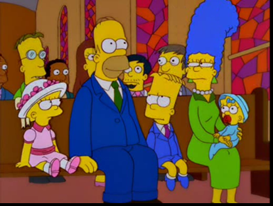 simpsons-in-church