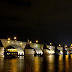 Karlsbron. Vi hade ok väder hela helgen och första kvällen var riktigt ljum, och folktom.