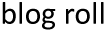 Blog Roll