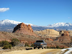 Truck on the Burr Trail