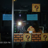 You can't see it but the screens usually used to watch site performance were showing games instead.