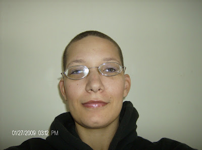 Yay!  Nearly nekkid scalp. :)