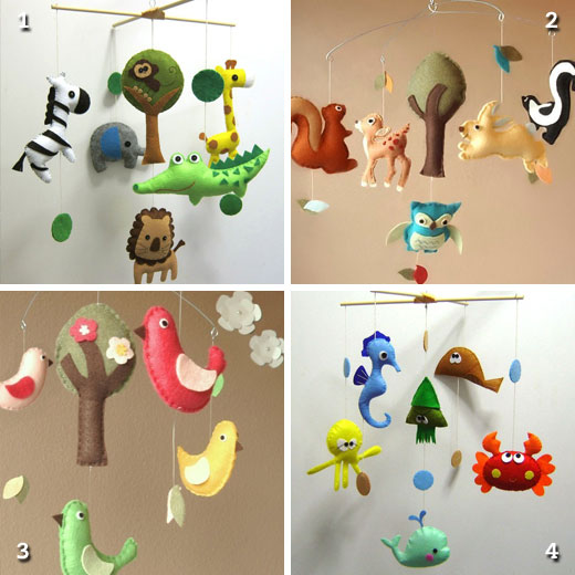 little Etsy shopping: Felt mobiles little Etsy shopping: Felt mobiles
