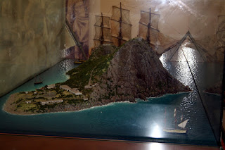 A model of Pigeon Island.